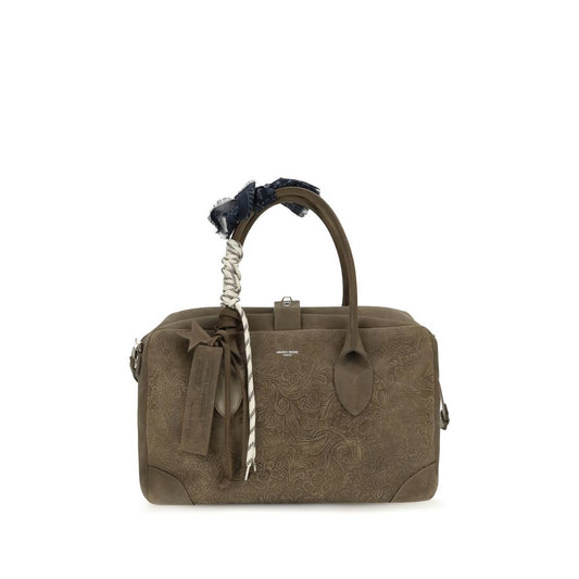 Golden Goose Brown Calf Leather Bos Taurus Handbag
