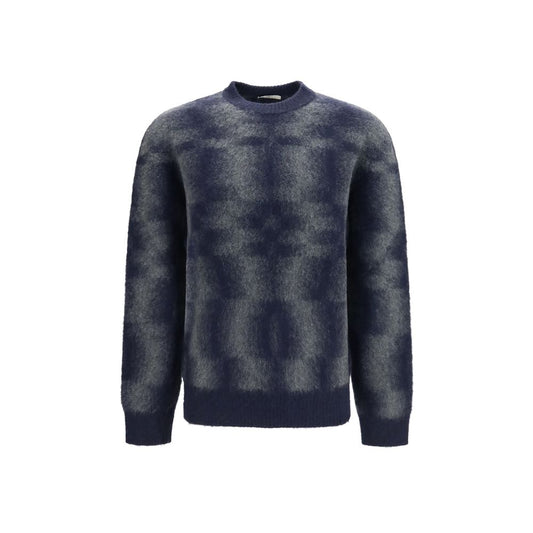 Piacenza Cashmere Blue Wool Oves Aries Sweatshirt