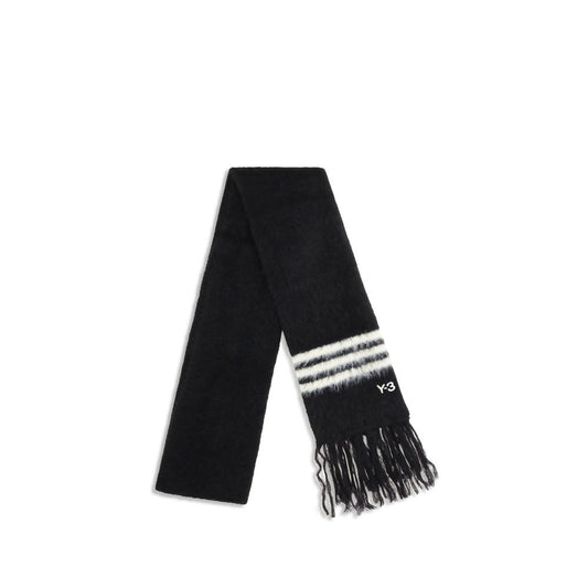 Y-3 Black Recycled Polyamide Scarf