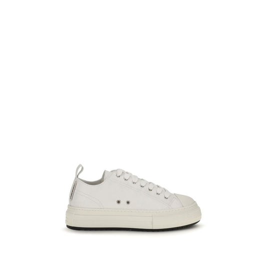 Dsquared² White Polyethylene Platform Sneakers