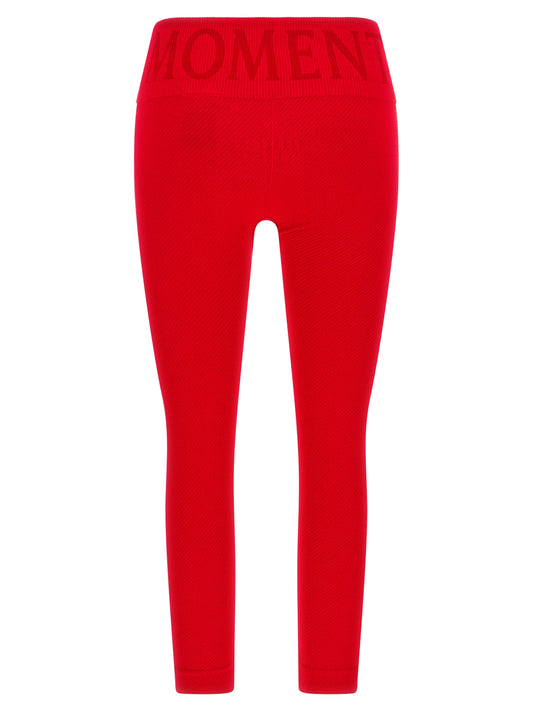 PERFECT MOMENT Red Modal Leggings