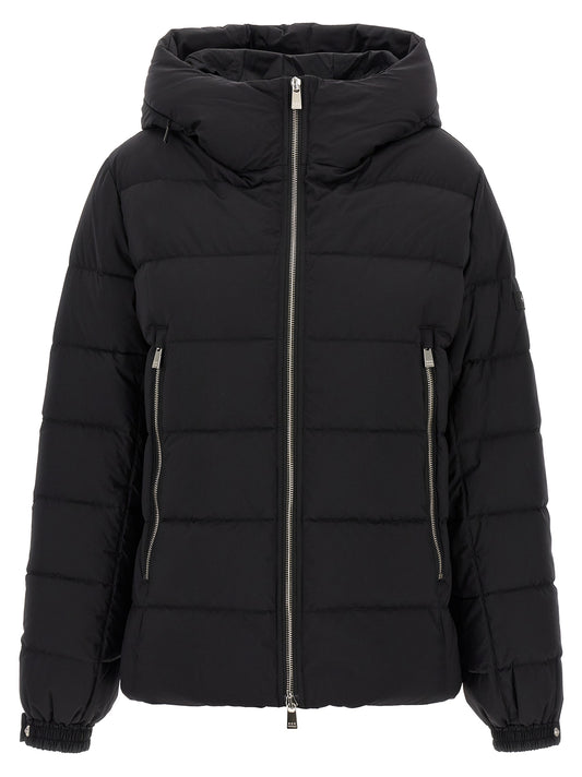 Tatras Black Nylon Full-Length Jacket