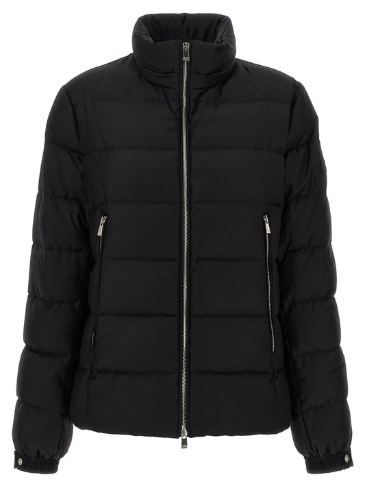 Tatras Black Wool Full-Length Jacket