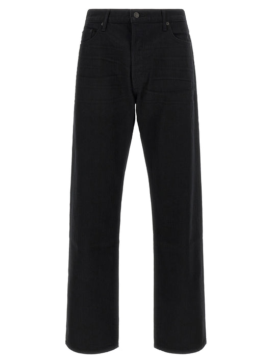 Tom Ford Black Cotton Straight-Leg Jeans