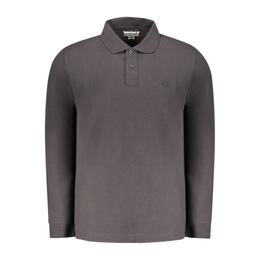Timberland Black Cotton Men's Polo