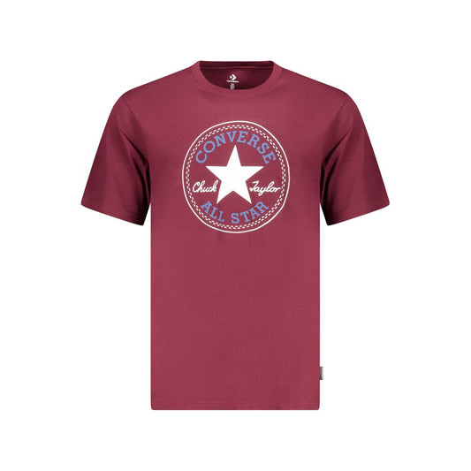 Converse Red Cotton Men's T-Shirt
