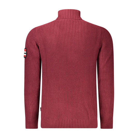 Norway 1963 Red Wool Turtleneck
