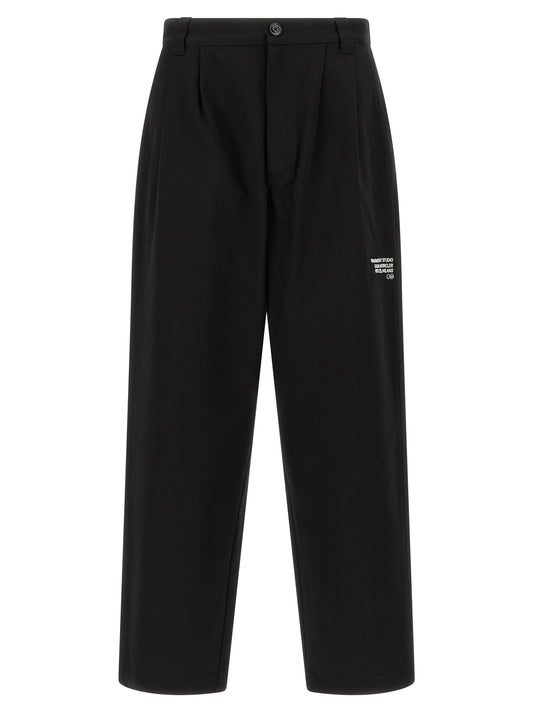 MONCLER GENIUS Black Cotton Casual Pants
