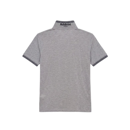 Baldinini Trend Grey Cotton Men's Polo-Shirt