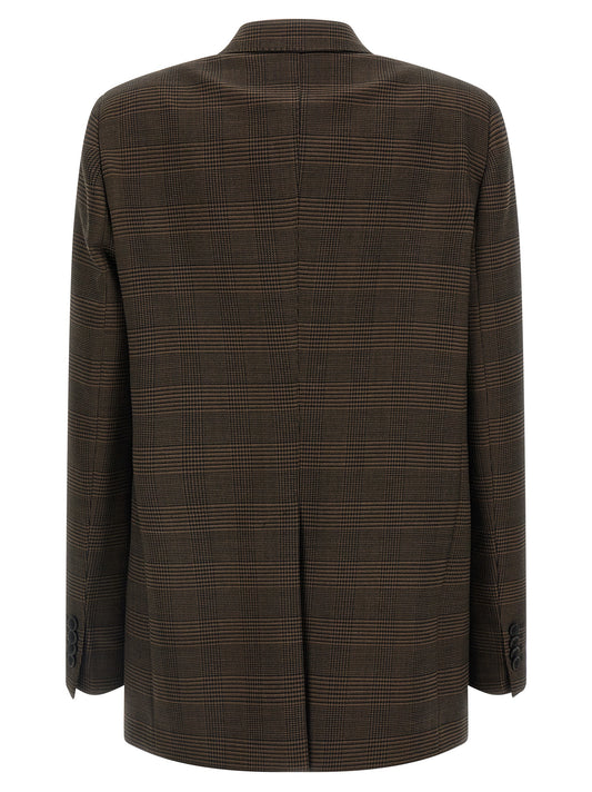 Tagliatore Brown Virgin Wool Blazer