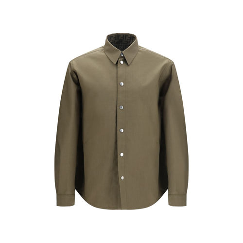 Fendi Bicolor Polyester Full-Length Jacket