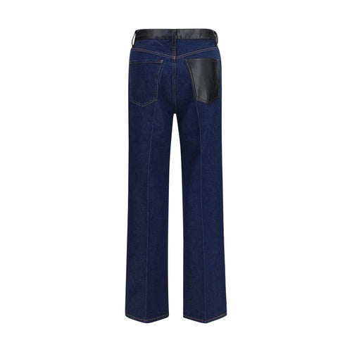 Agolde Blue Recycled Cotton Straight-Leg Jeans
