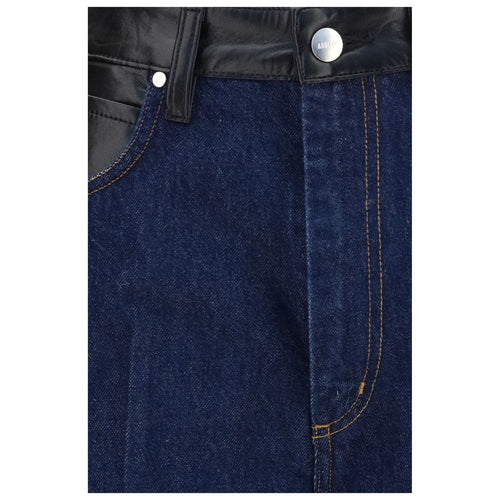 Agolde Blue Recycled Cotton Straight-Leg Jeans