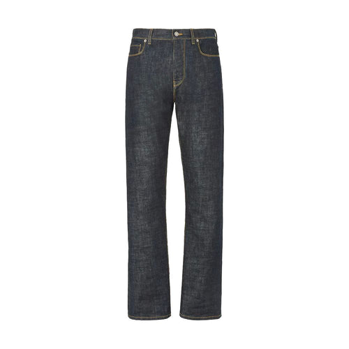 Fendi Blue Cotton Slim Fit Jeans