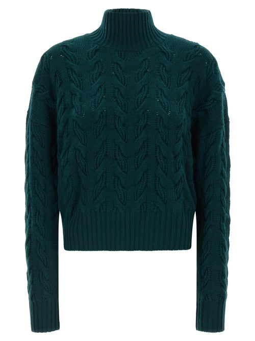 Max Mara Bicolor Wool Cardigan
