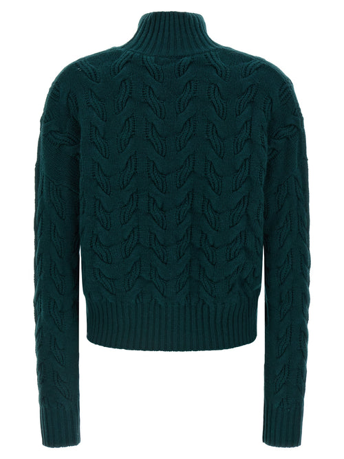Max Mara Bicolor Wool Cardigan