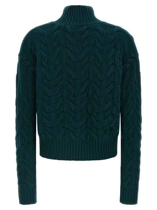 Max Mara Bicolor Wool Cardigan