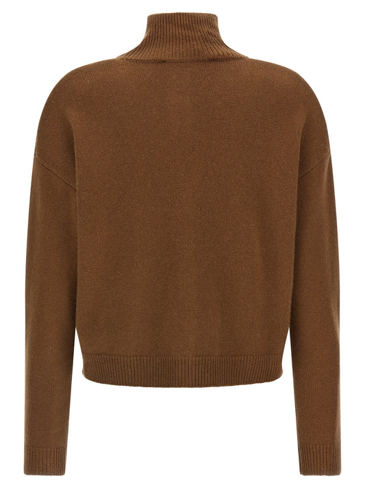 Max Mara Brown Wool Cardigan