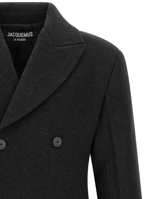 Jacquemus Gray Virgin Wool Coat