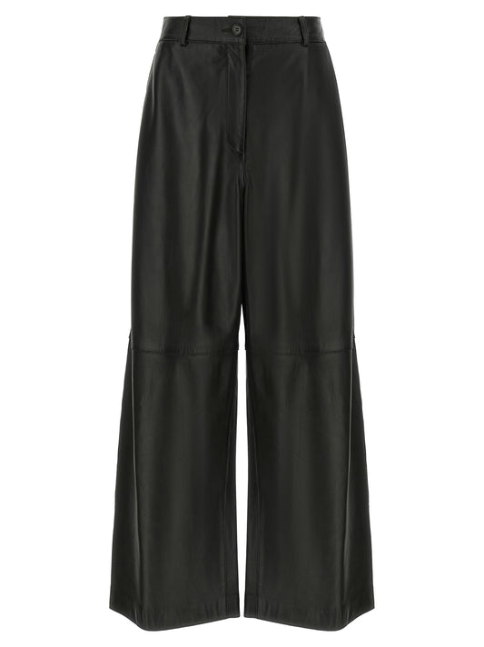 P.A.R.O.S.H. Black Leather Pants