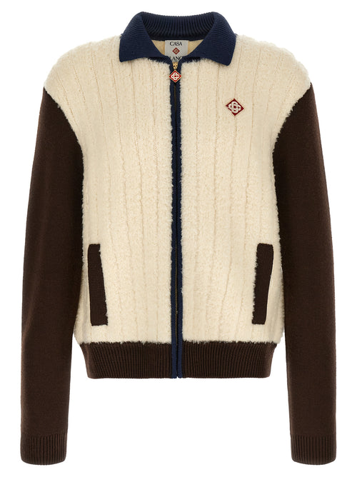 Casablanca Multicolor Wool Full-Length Jacket