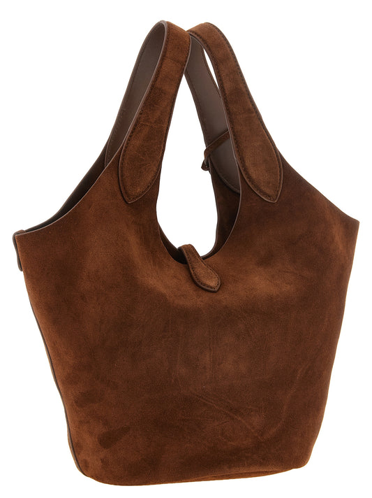 Polo Ralph Lauren Brown Cowhide Tote Bag
