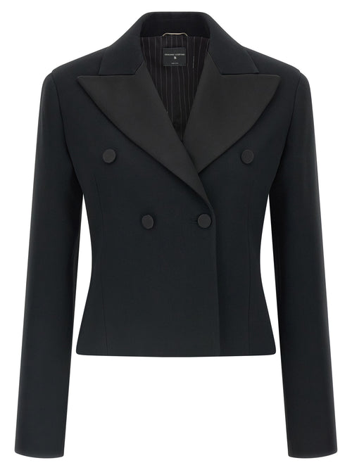 Ermanno Scervino Black Viscose Blazer