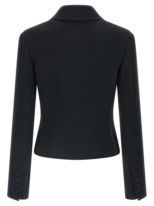 Ermanno Scervino Black Viscose Blazer