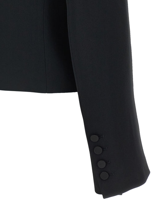 Ermanno Scervino Black Viscose Blazer