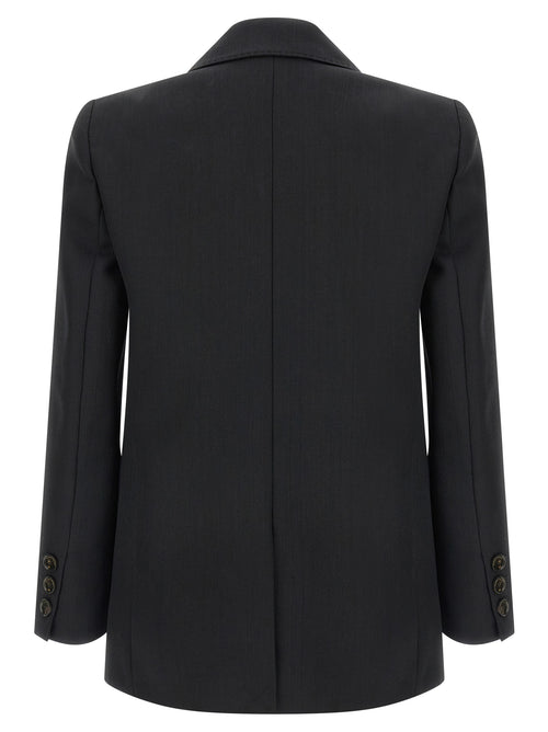 Elisabetta Franchi Black Virgin Wool Blazer