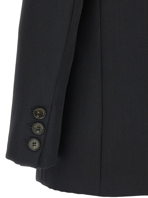 Elisabetta Franchi Black Virgin Wool Blazer