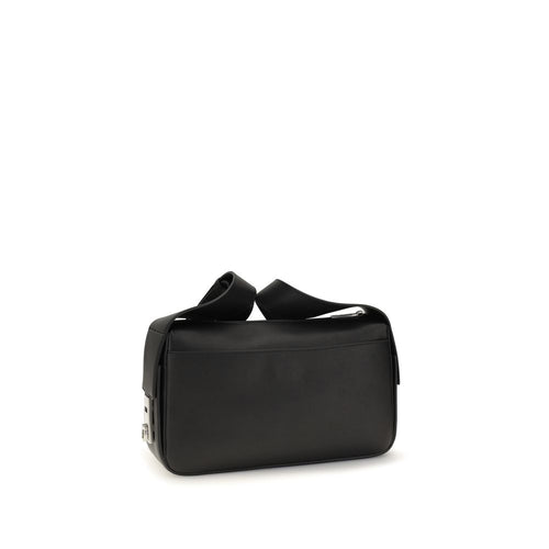 Ferragamo Black Calf Leather Bos Taurus Luggage And Travel