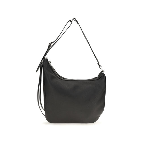 Fendi Black Calf Leather Bos Taurus Shoulder Bag