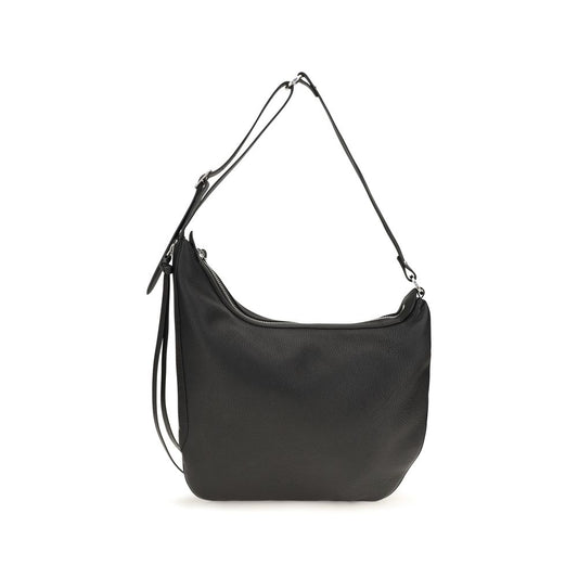 Fendi Black Calf Leather Bos Taurus Shoulder Bag
