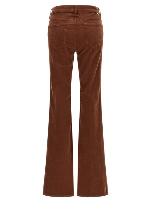 Mother Denim Brown Cotton Flared Pants