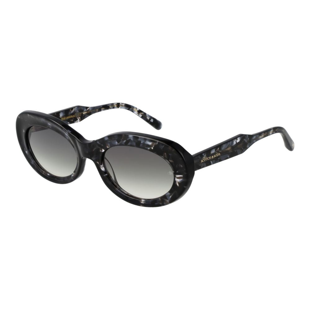 Scotch & Soda Black Acetate Sunglasses