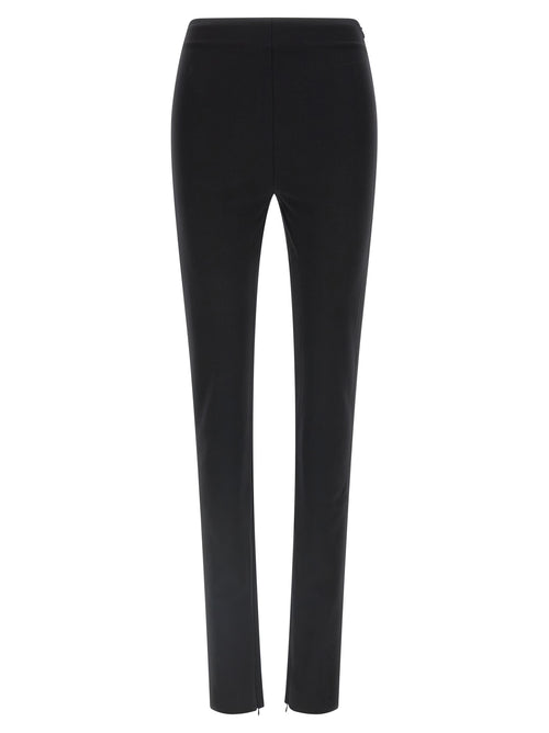 The Andamane Black Viscose Leggings