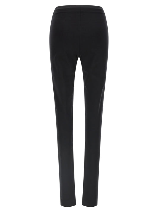 The Andamane Black Viscose Leggings