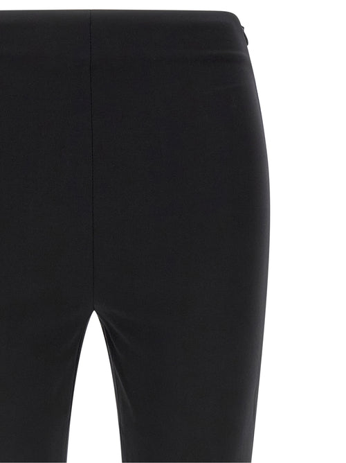 The Andamane Black Viscose Leggings