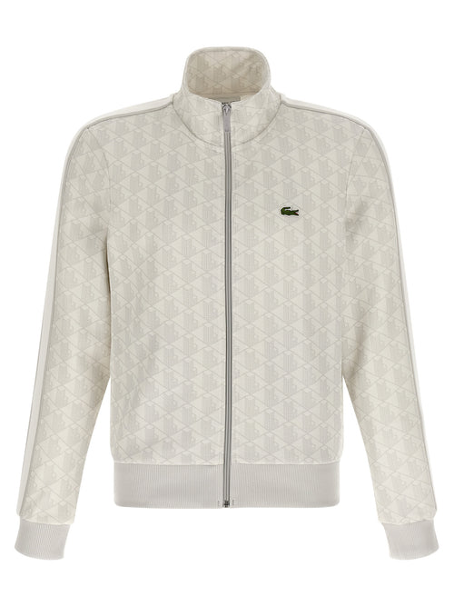 Lacoste Gray Polyester Sweatshirt