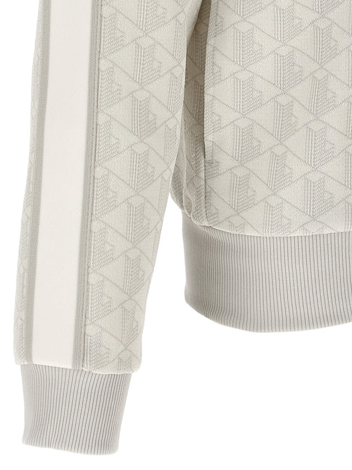 Lacoste Gray Polyester Sweatshirt