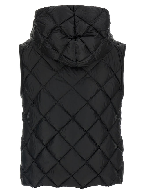 Max Mara Black Polyester Sleeveless Jacket
