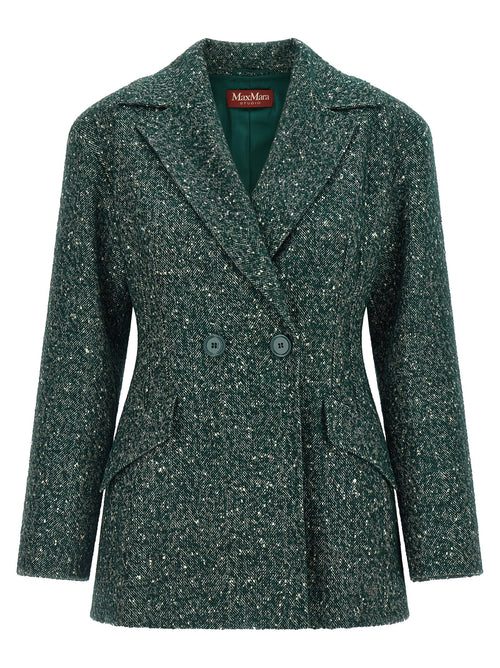 Max Mara Bicolor Virgin Wool Blazer