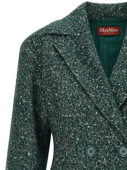 Max Mara Bicolor Virgin Wool Blazer