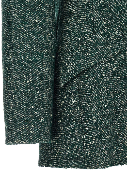 Max Mara Bicolor Virgin Wool Blazer