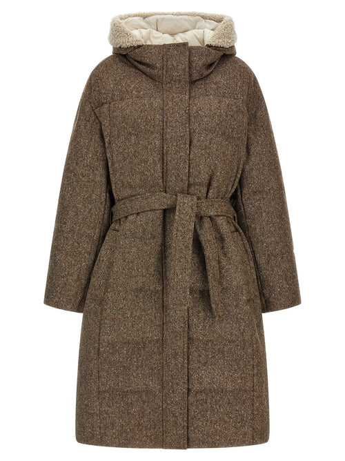 Brunello Cucinelli Brown Virgin Wool Coat
