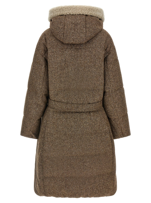 Brunello Cucinelli Brown Virgin Wool Coat
