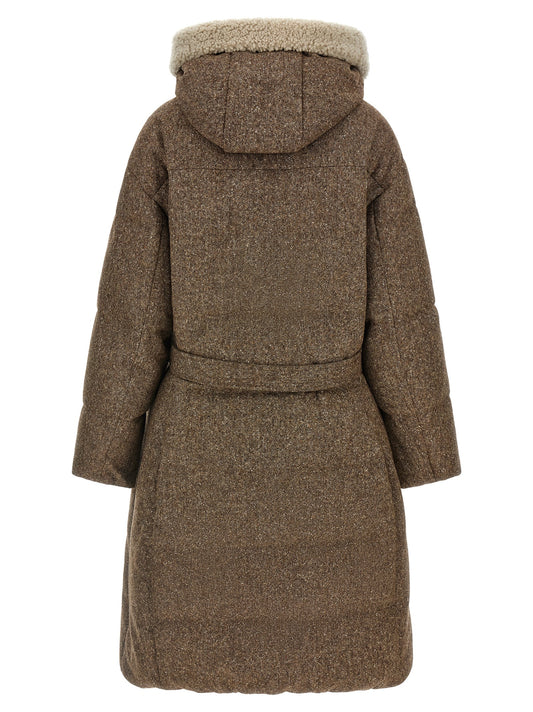 Brunello Cucinelli Brown Virgin Wool Coat