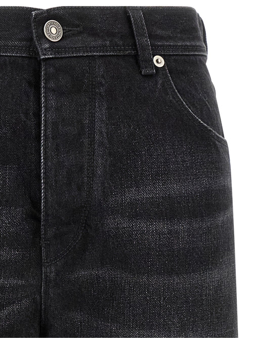 Fendi Black Cotton Jeans Denim