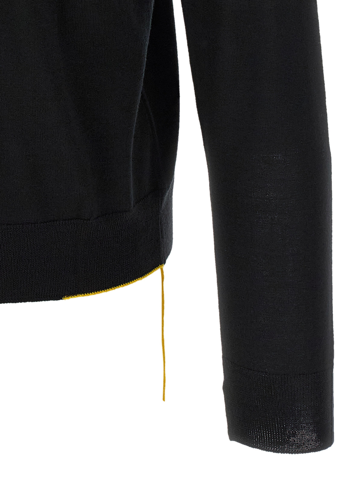 Fendi Black Virgin Wool Cardigan